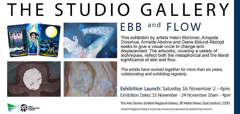 Ebb and Flow exhibition invite