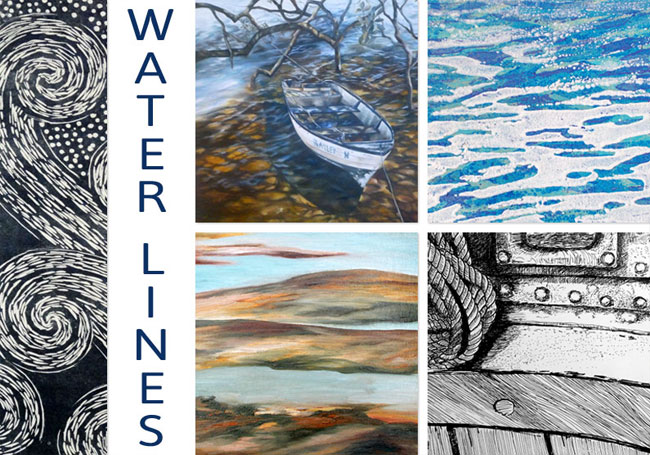 Water Lines - exhibition invite
